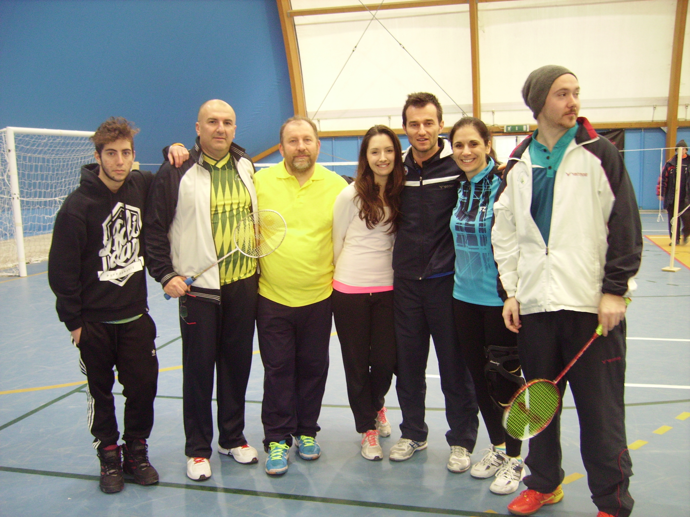 Tecnici e atleti Freetime Club Badminton