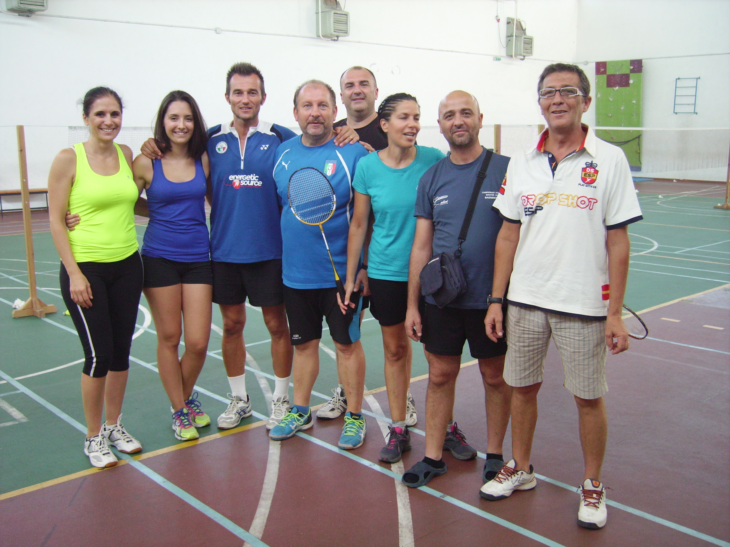 Il gruppo Freetime che ha partecipato allo stage